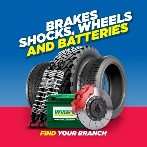 Brakes Shocks Wheels and Batteries